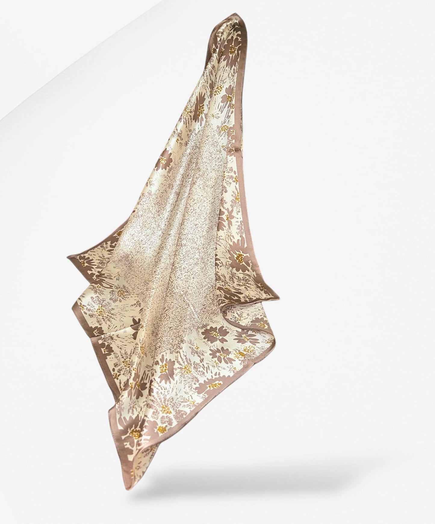 Beige Sand Silk Scarf